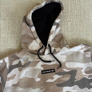 Hollister Camouflage Pullover Hoodie